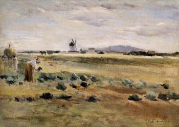 Berthe Morisot : The Little Windmill at Gennevilliers
